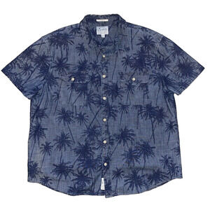 Lucky Brand Men's Short Sleeve Saturday Stretch Clean 2 PKT Workwear Shirt Sz XL